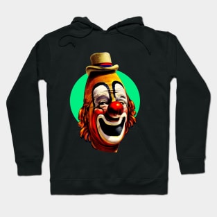 Old circus traditional clown Hoodie